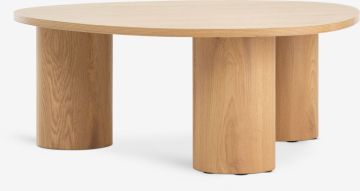 Bàn cafe | RAVNSBJERG | gỗ công nghiệp | màu tự nhiên | R90xS90xC35cm