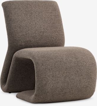 Ghế bành | GULDBJERG | vải polyester | màu vàng cát đậm | R54xS79xC80cm