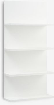 Kệ treo tường | KARSTOFT | gỗ công nghiệp | trắng | R40xS13xC80cm