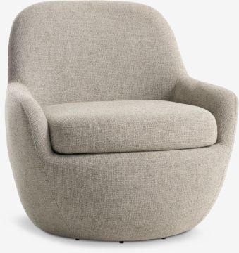  Ghế bành | SANDBJERG | vải polyester | màu cát | R77xS81xC79cm