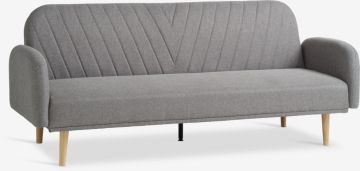 Sofa giường | PARADIS | vải polyester | xám nhạt | R209xS83/106xC82cm