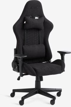 Ghế gaming | NIBE | polyester | đen | R70xS70xC126/136cm