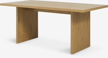 Bàn ăn | MUNKEBY | gỗ công nghiệp | màu sồi | R90xD200xC75cm