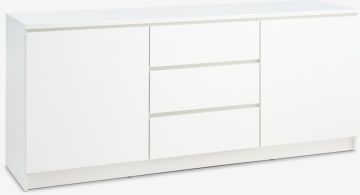 Tủ phòng ăn | LIMFJORDEN | 2 cánh 3 ngăn | gỗ công nghiệp | trắng | R181xS48xC78cm