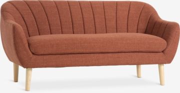 Sofa 2.5 chỗ | EGEDAL | vải polyester | nâu | R170xS81xC78cm