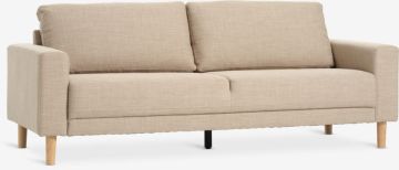 Sofa 3 chỗ | EGENSE | vải polyester | vàng cát | R200xS80xC80cm