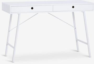Bàn làm việc | STENVAD | gỗ công nghiệp/kim loại | trắng | R48xD120xC76cm