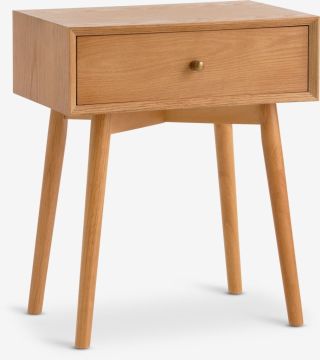 Tủ đầu giường | HOKKSUND | gỗ công nghiệp | nâu | R45xS33xC55cm