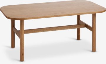 Bàn cafe | KLARSKOV | gỗ công nghiệp | màu sồi | R60xD110xC45cm 