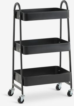 Kệ đa năng | KANSTRUP | nhựa PP/thép | đen | R47xS31xC79cm