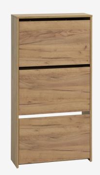 Tủ giày | KULHUSE | gỗ công nghiệp | màu sồi | R65xS25xC124cm