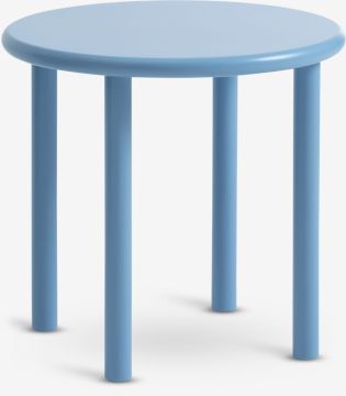 Bàn góc | BOLBRO | gỗ công nghiệp | xanh nhạt | Ø45xC42cm