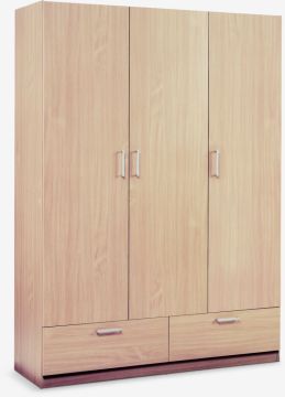 Tủ quần áo | ELLESTED | gỗ công nghiệp | màu sồi | R144xS50xC200cm