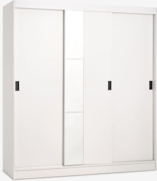 Tủ quần áo | ODDER | gỗ công nghiệp | trắng | R179xS62xC201cm