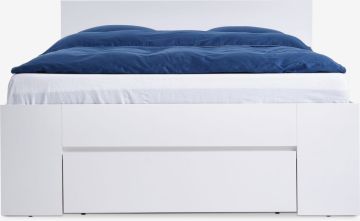 Giường | LIMFJORDEN | gỗ công nghiệp | trắng | R160xD200cm | 3 ngăn kéo