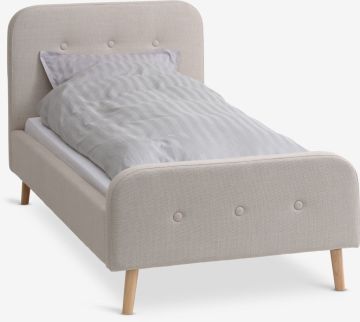 Giường đơn | KONGSBERG | gỗ công nghiệp/gỗ tự nhiên | be | R90xD200cm