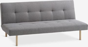 Sofa giường | HOLSTED | vải polyester | xám | R180xS92xC82cm