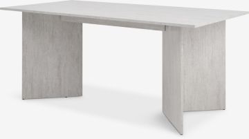 Bàn ăn | KRONDAL | gỗ công nghiệp | màu đá cẩm thạch | R90xD180xC77cm