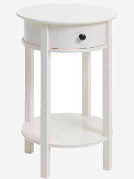Tủ đầu giường | EGEBY | gỗ công nghiệp | trắng | Ø40xC61cm