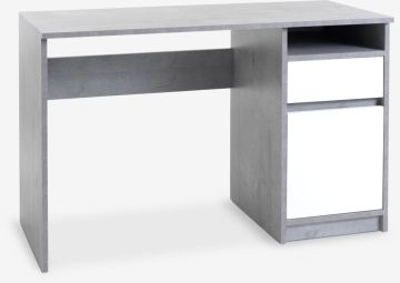 Bàn làm việc | BILLUND | gỗ công nghiệp | trắng/xám | R54xD120xC75cm