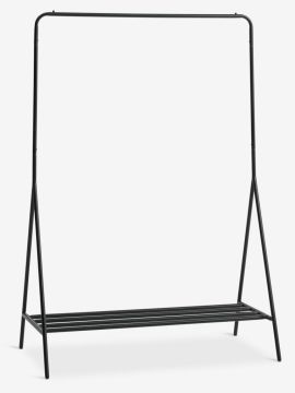 Giá treo quần áo | LYNGDAL | thép | đen | R110xS55xC155cm