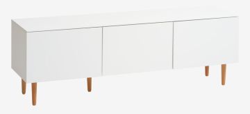 Kệ TV | KORSVANG | gỗ công nghiệp | trắng | R150xS40xC33/50cm