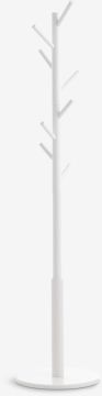 Cây treo quần áo | CIRKELHUSE | gỗ tự nhiên | trắng | R40xS40xC174cm