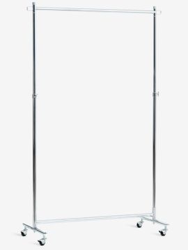 Giá treo quần áo | GAMLEBRO | kim loại | màu chrom | R101xS41xC108/184cm