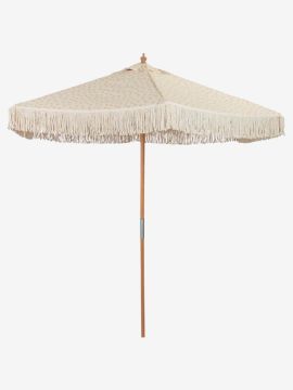 Dù ngoài trời | YPPENBJERG | vải polyester/gỗ tự nhiên | be/vàng | Ø200cm