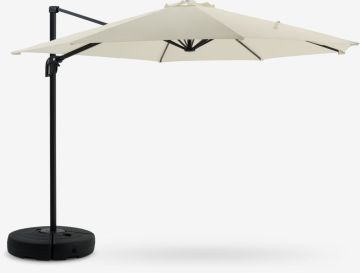 Dù ngoài trời lệch tâm | TRONDHEIM | vải polyester/thép | màu tự nhiên | Ø300xC246cm