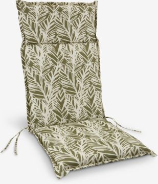 Đệm ghế ngoài trời | SAKSFJED | polyester/cotton | xanh lá | R48xD117xC6cm