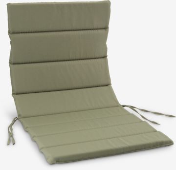 Đệm ghế ngoài trời | KALVMOSE | polyester | xanh olive | R44xD89xC3cm