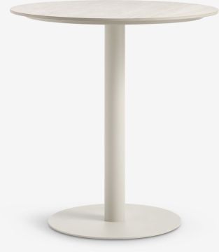 Bàn bistro | VAMDRUP | ceramic/thép | be | Ø70xC72cm