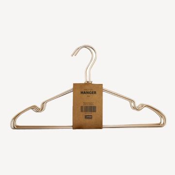 Bộ 5 móc áo | HAGFORS | Alu | màu đồng | R41xD0.4xC21cm