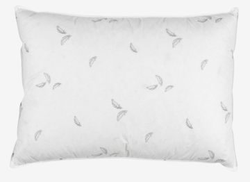 Ruột gối lông vũ | BEITO | trắng họa tiết | R50xD70cm | 850gr