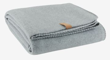 Chăn sofa | DAGLILJE | polyester | xám nhạt | R130xD170cm