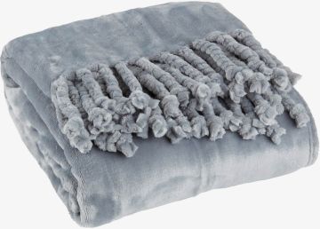 Chăn sofa | BONDEROSE | polyester | xanh | R130xD170cm