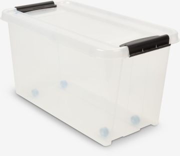 Hộp đựng có nắp | PROBOX | nhựa PP | màu trong suốt | R40xD72xC38cm | 70L