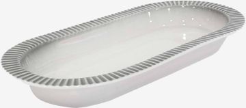 Đĩa | OLE | gốm | trắng/xám | R14.5xD31.7xC4cm