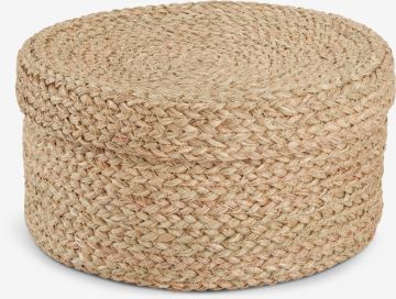 Hộp đa năng | FRITLEV | sợi cói | màu tự nhiên | Ø29xC15cm