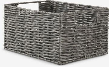 Giỏ đa năng | CASPERSEN | sắt/nhựa | xám | R17xD23xC13cm