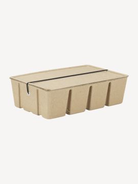 Hộp đựng | BJORK | giấy nén | tự nhiên | R28xD17xC8cm