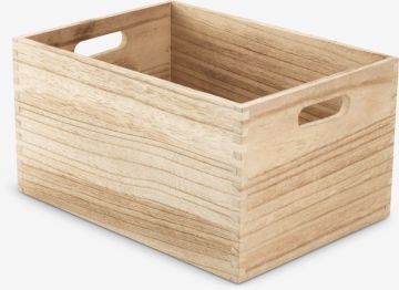 Giỏ đa năng | THORMOD | gỗ | màu tự nhiên | R24xD34xC18cm