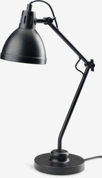Đèn bàn | PATRIK | nhựa PP/sắt | đen | Ø14xC45cm