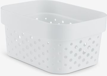 Giỏ đa năng | INFINITY | PP | trắng | R13xD17xC8cm