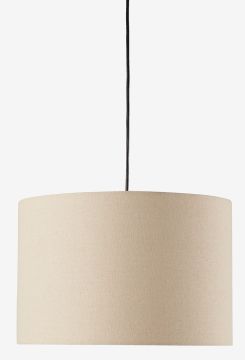 Đèn thả | KRISTOF | đồng/linen | màu tự nhiên | Ø35xC23cm