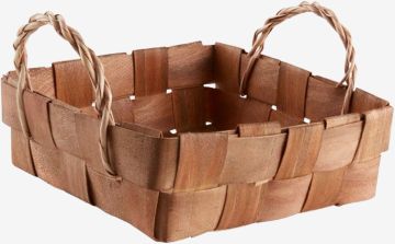 Giỏ đa năng | TORKILD | gỗ | màu tự nhiên | R20xD20xC7cm