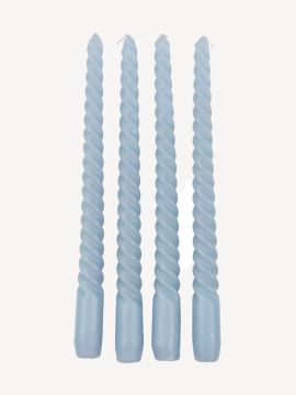 Nến | BALDUR | bộ 4 chiếc | paraffin | xanh | C26cm