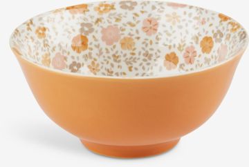 Tô | VETLE | sứ | trắng/hoa | Ø16xC8cm