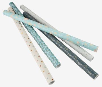 Giấy gói quà | BAGGE | giấy | nhiều màu | R70xD600cm